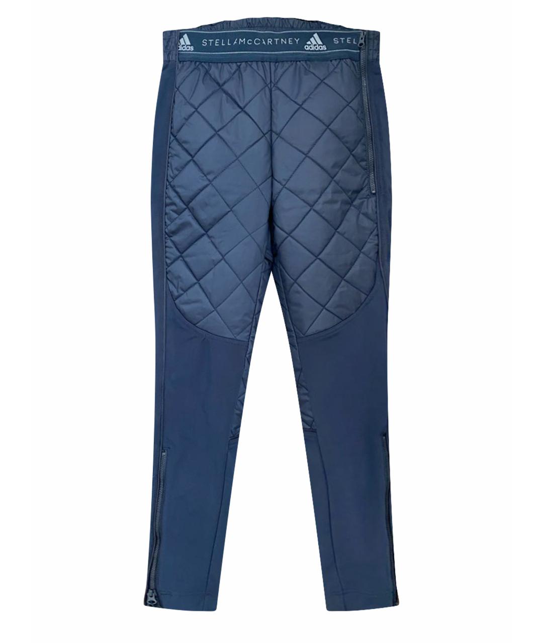 ADIDAS BY STELLA MCCARTNEY Темно-синие полиэстеровые спортивные брюки и шорты, фото 1