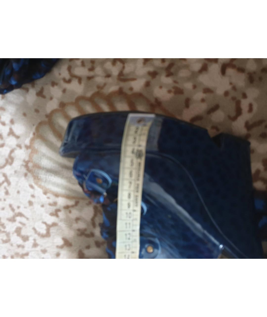 OPENING CEREMONY Синие кожаные босоножки, фото 9