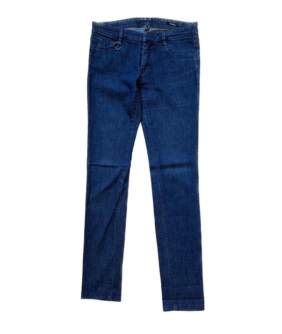 MIU MIU Темно-синие хлопковые джинсы слим, фото 6