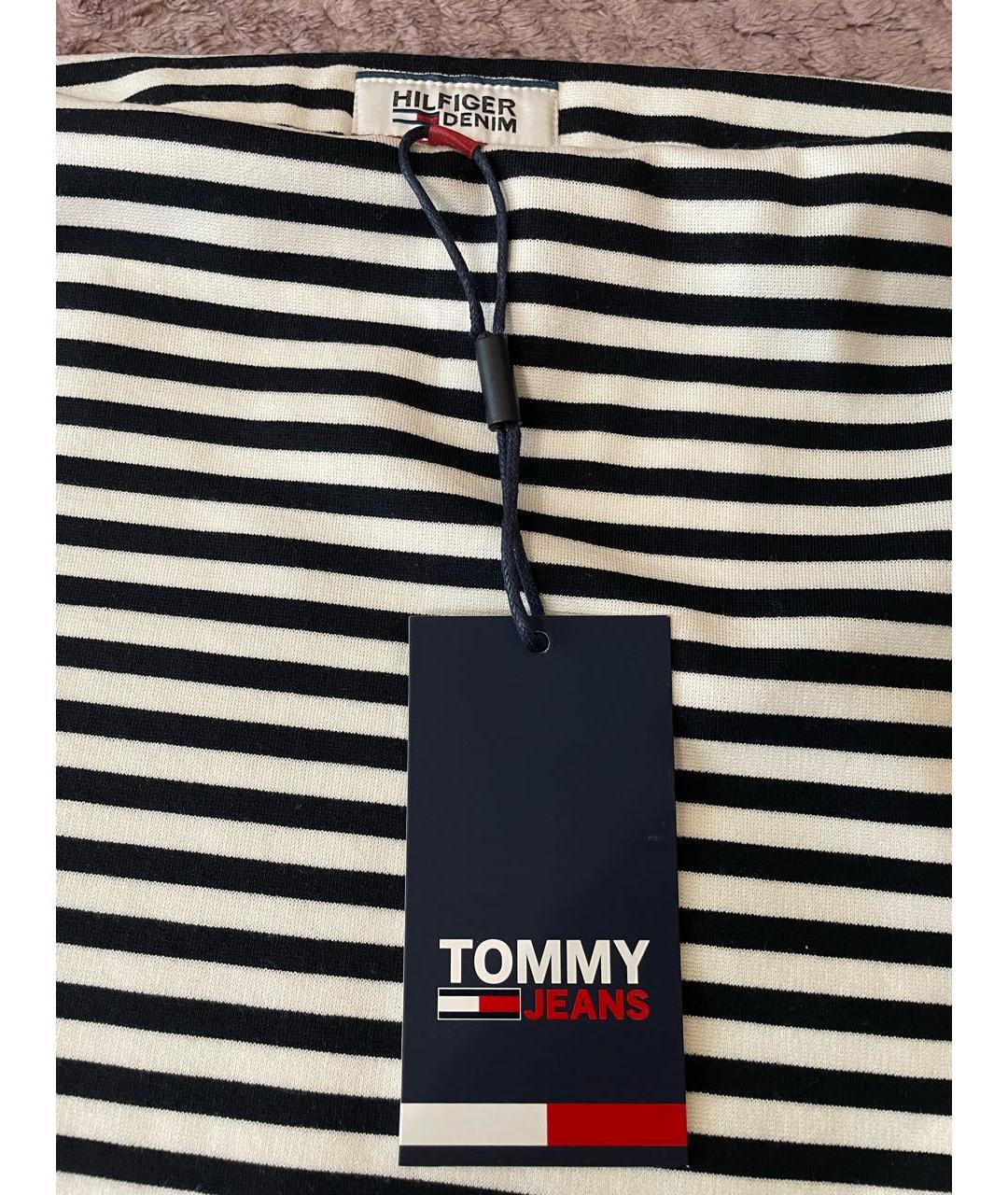 TOMMY HILFIGER Мульти вискозная юбка миди, фото 5