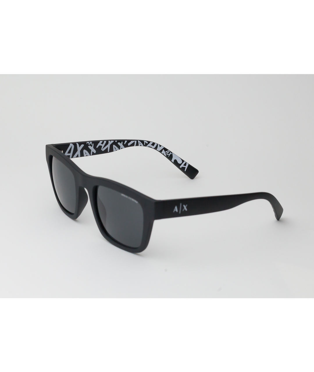 ARMANI EXCHANGE Черные пластиковые солнцезащитные очки, фото 2