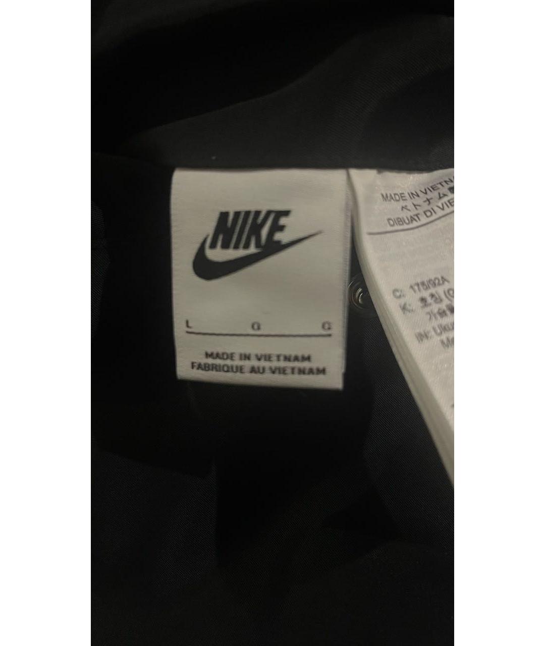 NIKE Черная полиэстеровая куртка, фото 9