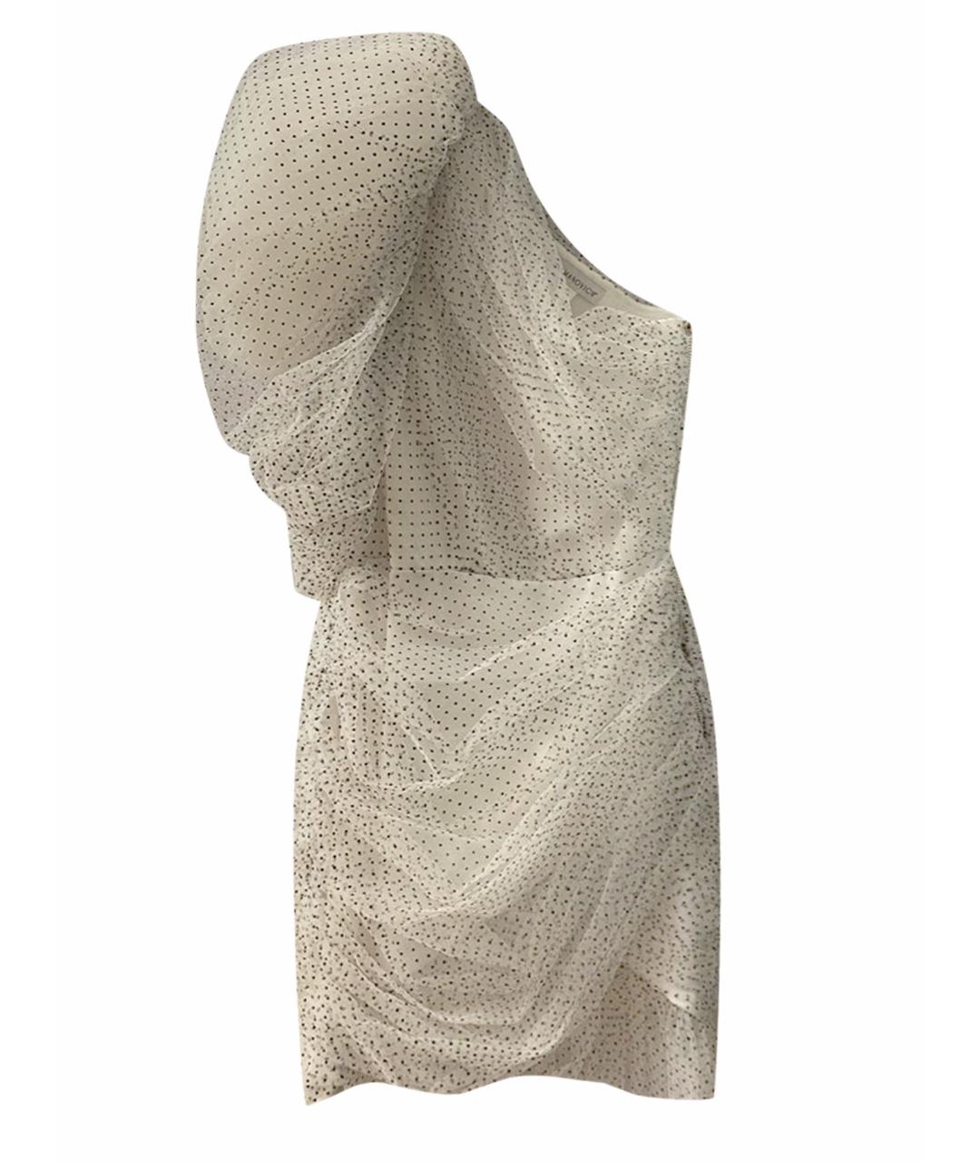 KALMANOVICH Белое полиэстеровое коктейльное платье, фото 1