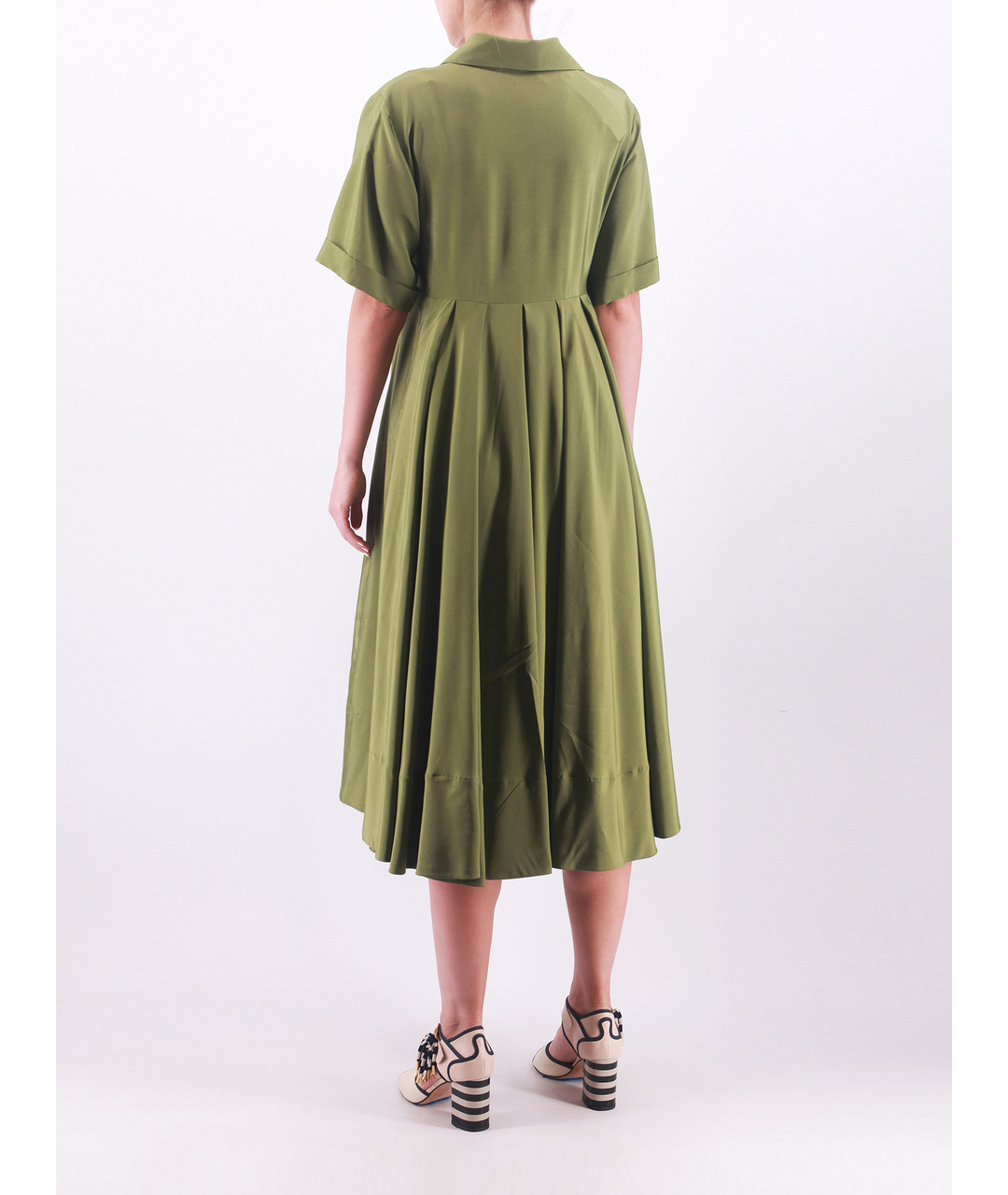 K-QUINN Зеленые вискозное повседневное платье, фото 3