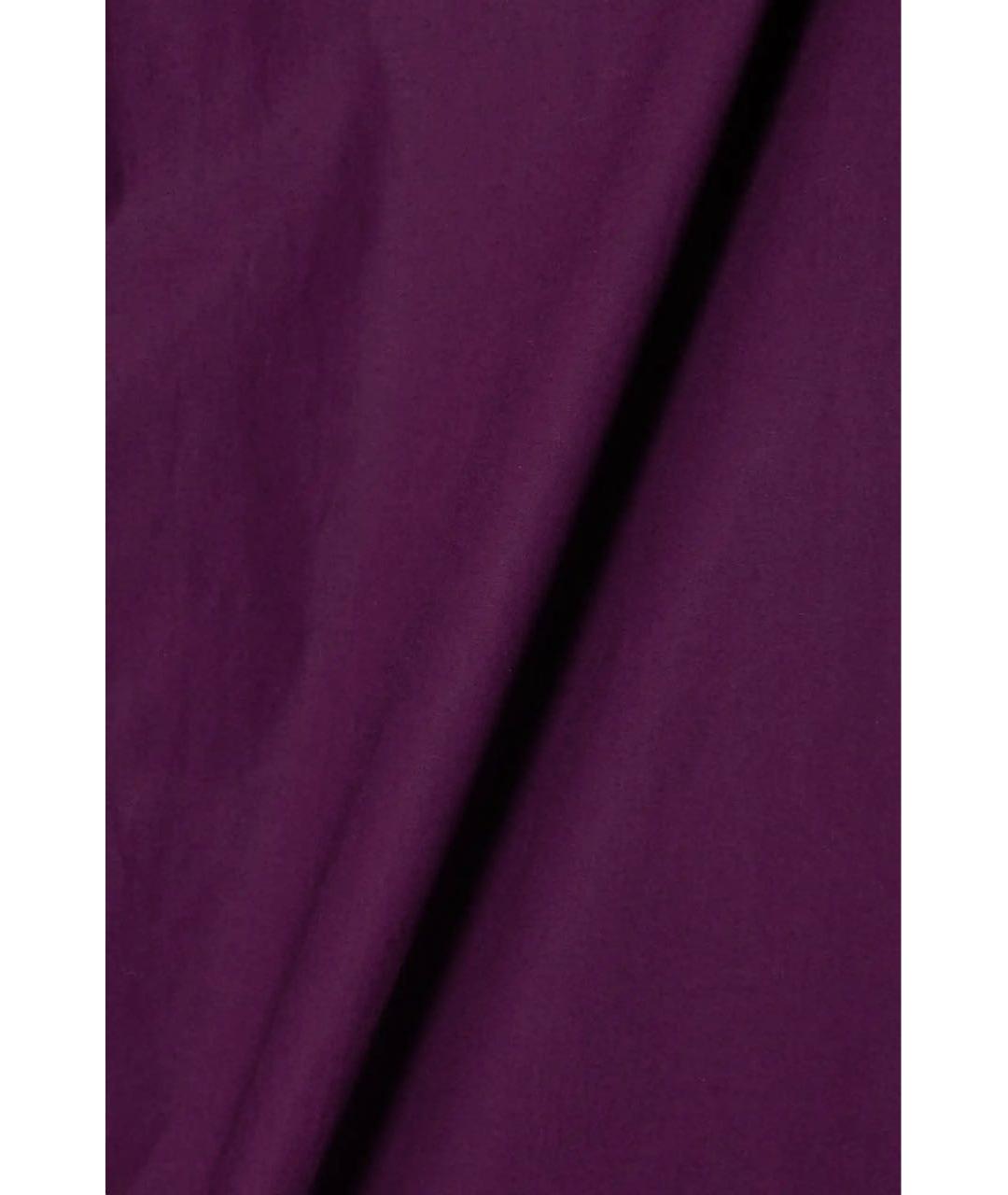 THE FRANKIE SHOP Фиолетовая хлопковая рубашка, фото 4