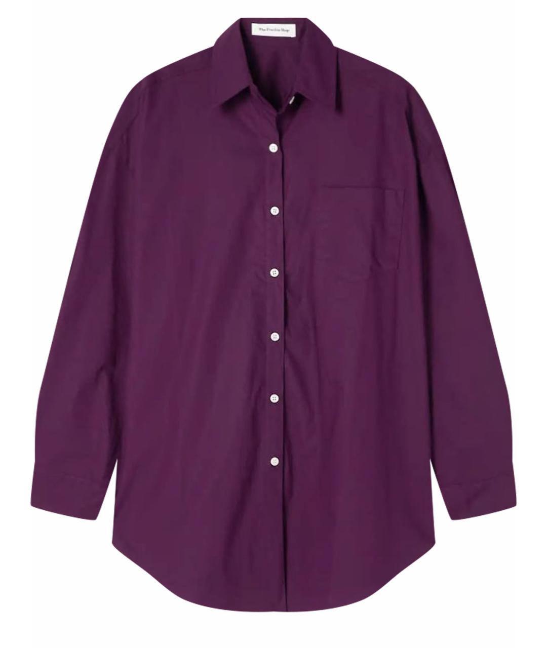 THE FRANKIE SHOP Фиолетовая хлопковая рубашка, фото 1
