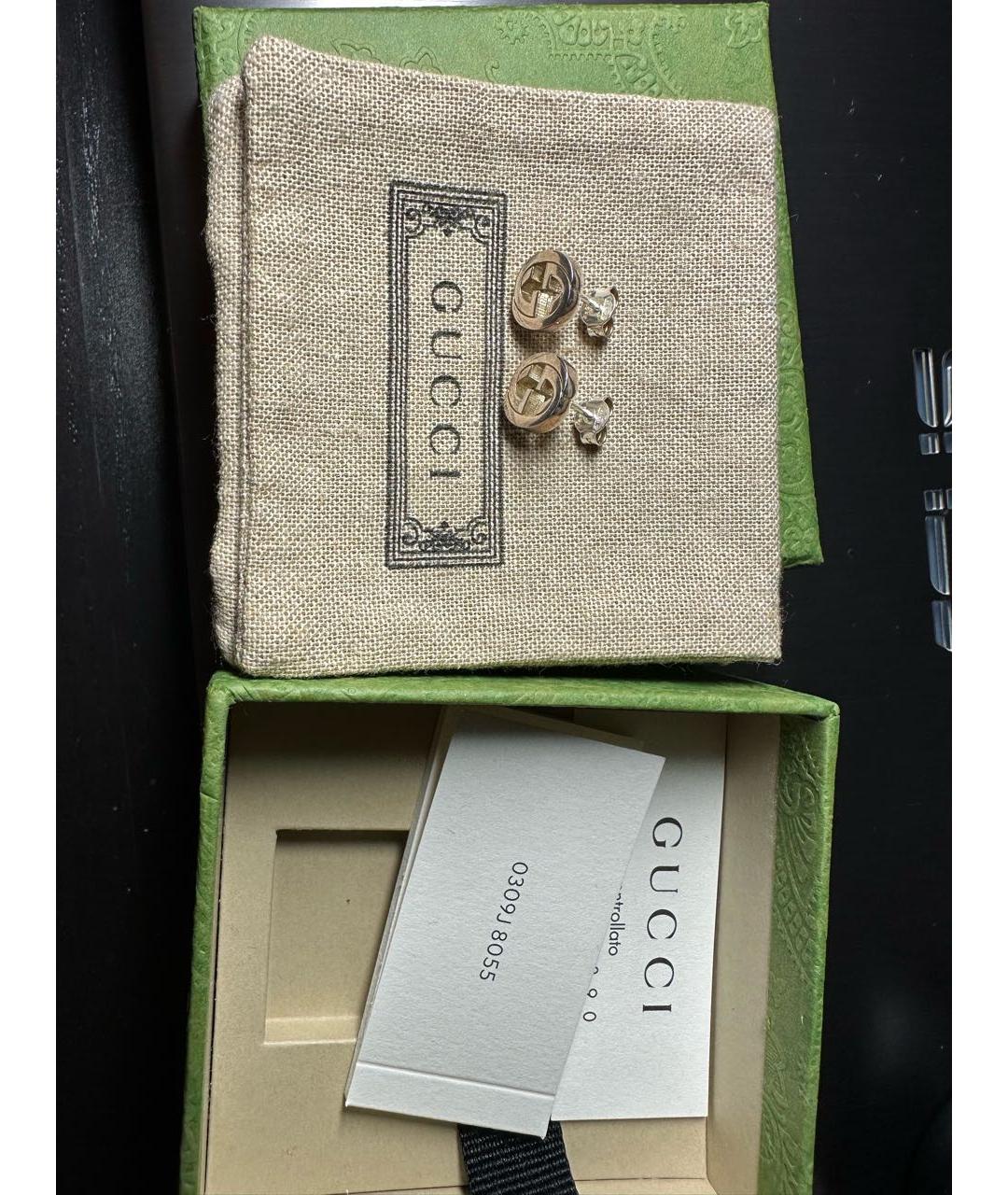 GUCCI Серебряные серебряные серьги, фото 4