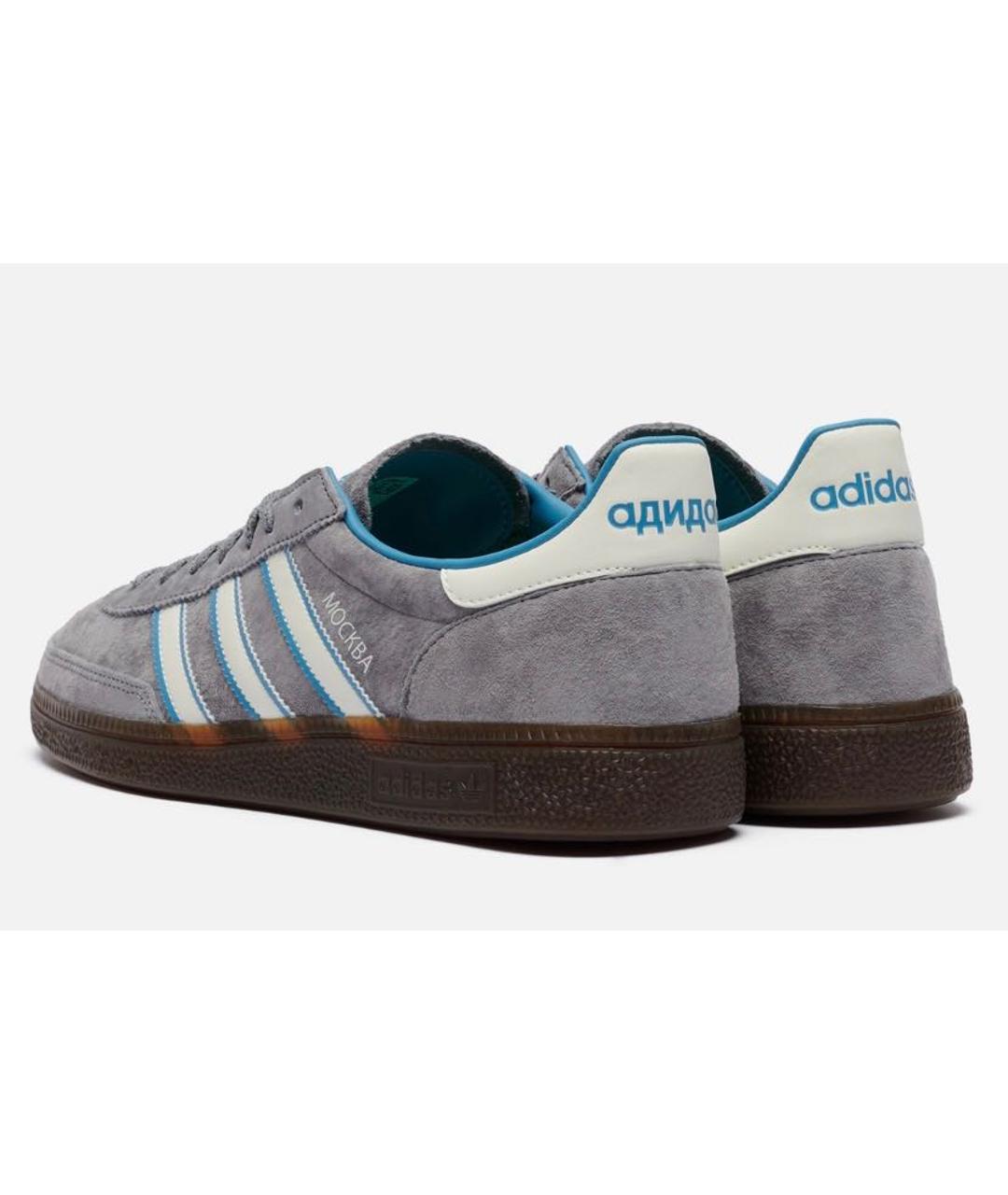 ADIDAS Серые замшевые кроссовки, фото 3