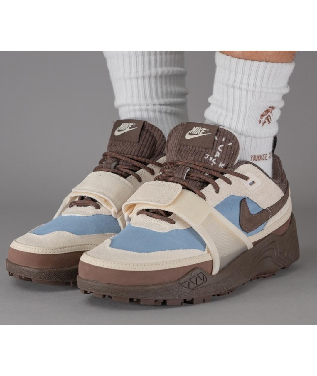 NIKE Бежевые низкие кроссовки / кеды, фото 5