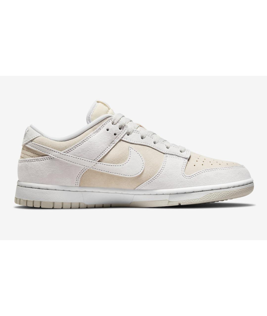 NIKE Бежевые замшевые низкие кроссовки / кеды, фото 5