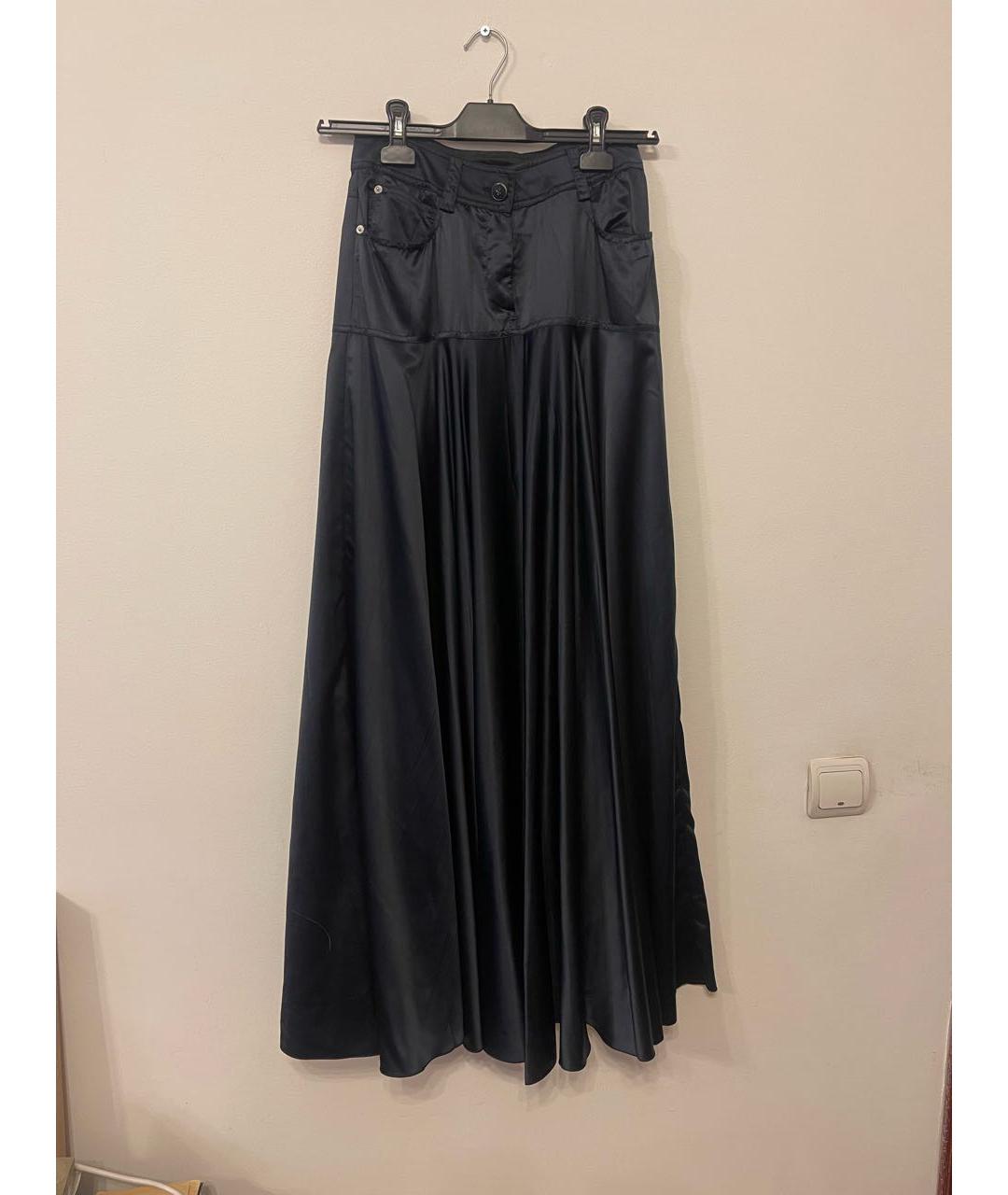 GIANFRANCO FERRE Черная полиэстеровая юбка макси, фото 9