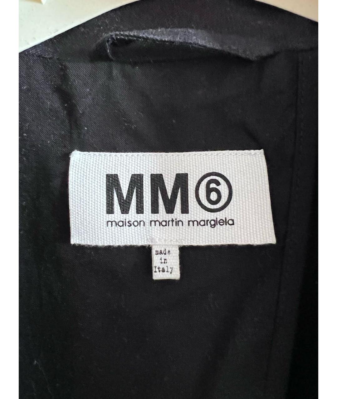 MM6 MAISON MARGIELA Темно-синий шерстяной жакет/пиджак, фото 3