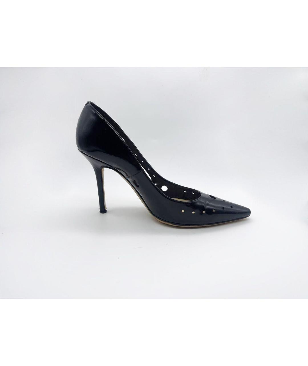 JIMMY CHOO Черные кожаные туфли, фото 3