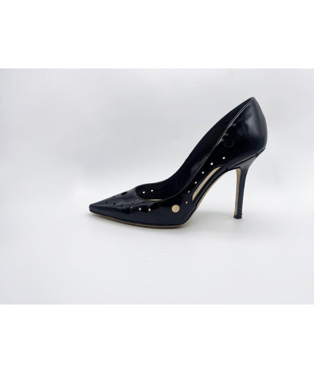 JIMMY CHOO Черные кожаные туфли, фото 5