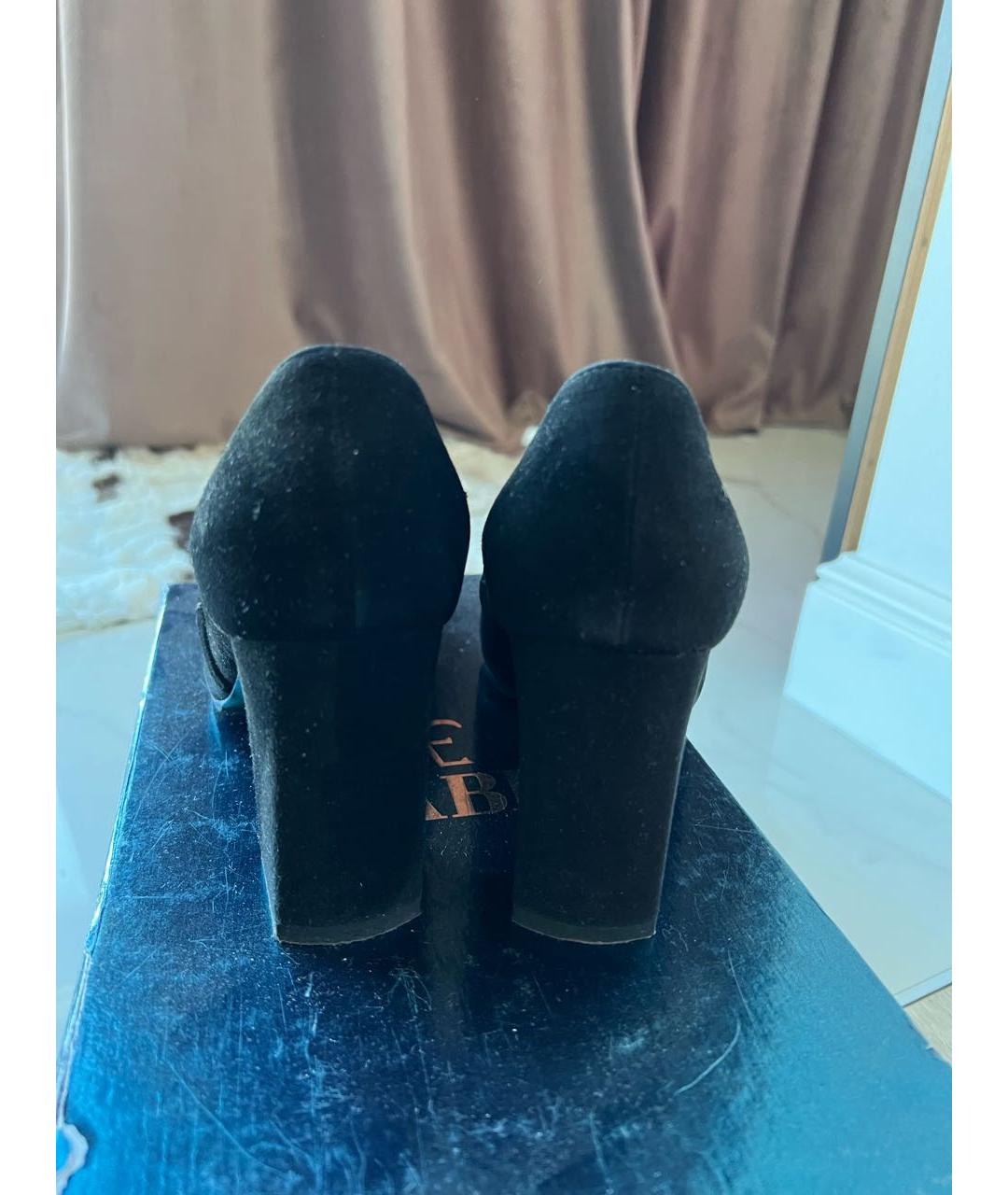 FABI Черные замшевые туфли, фото 4