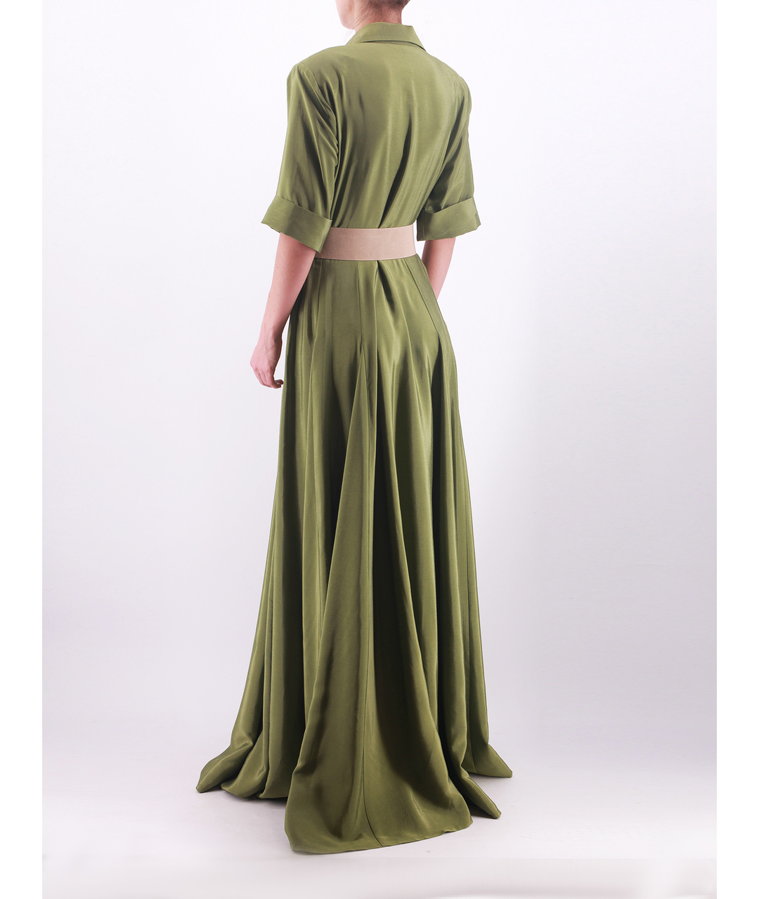 K-QUINN Зеленые вискозное повседневное платье, фото 3