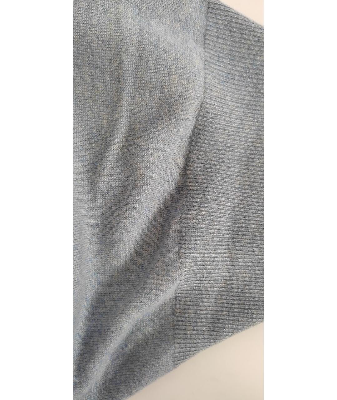 LORO PIANA Голубой кашемировый джемпер / свитер, фото 6