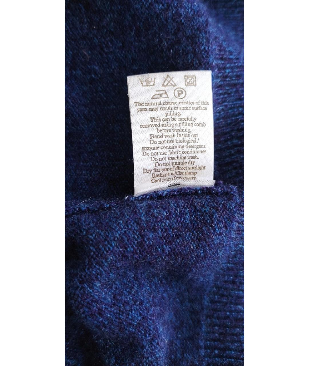 N.PEAL Синий кашемировый джемпер / свитер, фото 6