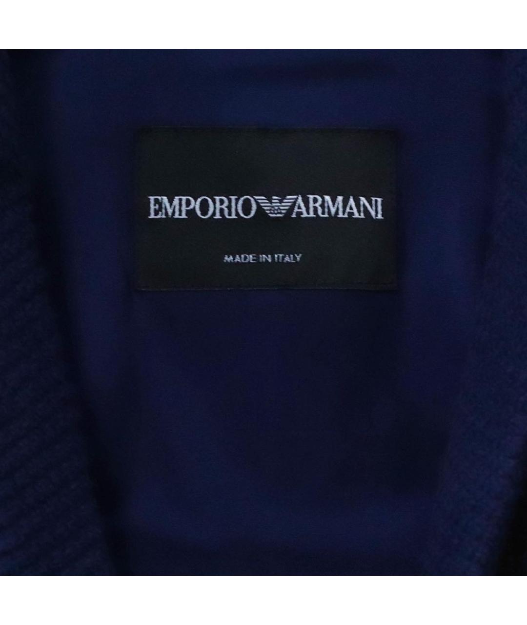 EMPORIO ARMANI Темно-синий жакет/пиджак, фото 3