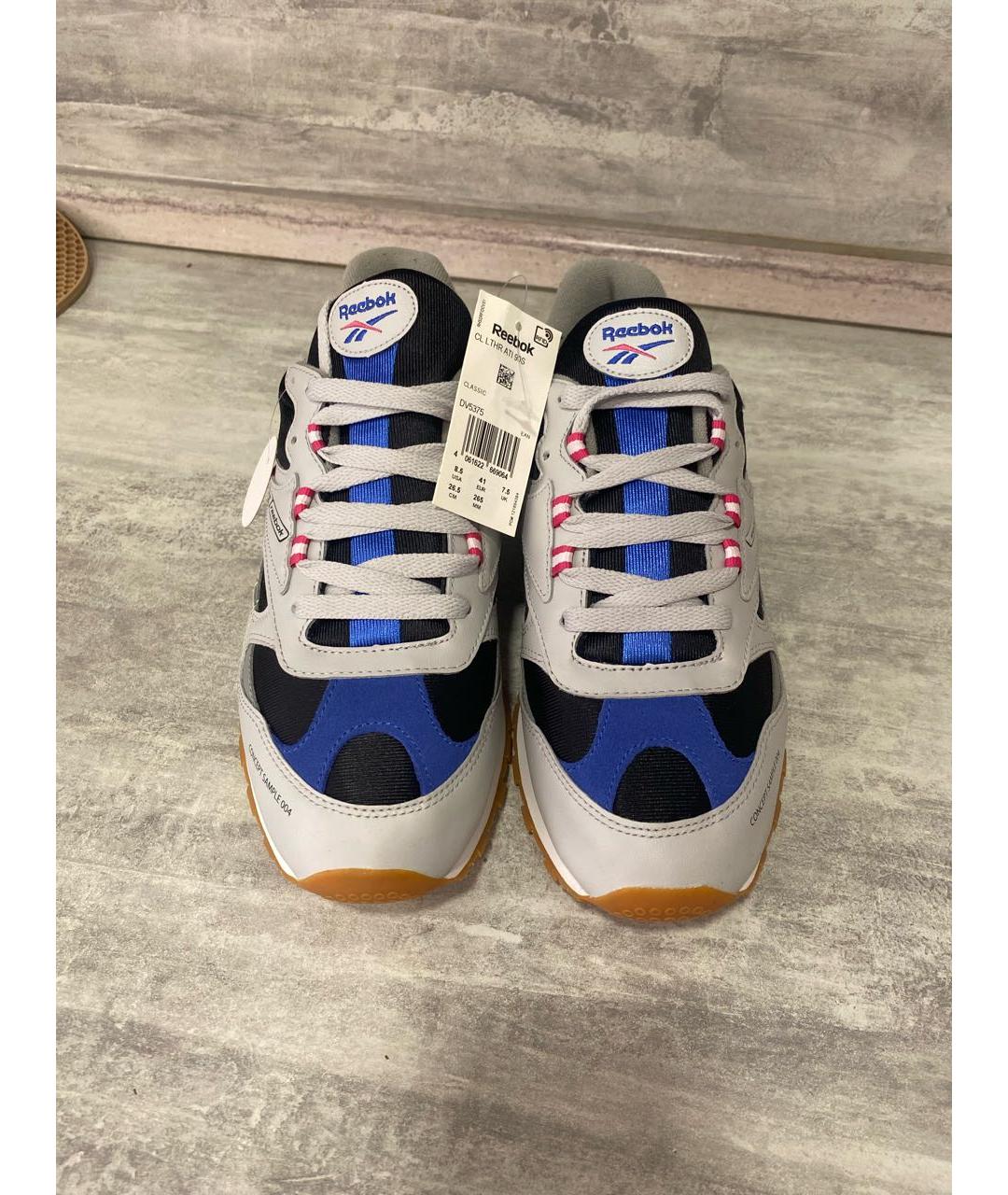 REEBOK Серые текстильные кроссовки, фото 3