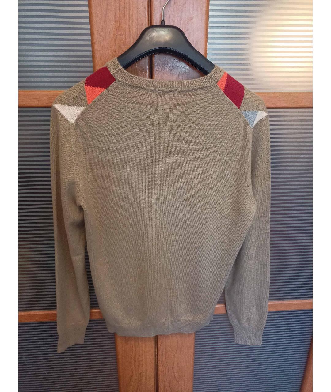 MALO Бежевый кашемировый джемпер / свитер, фото 2