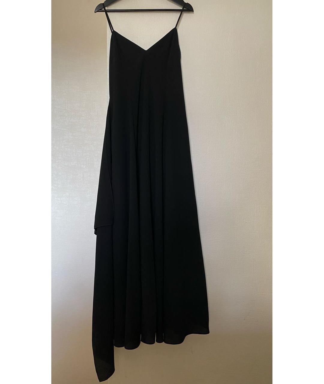 AMI ALEXANDRE MATTIUSSI Черное шерстяное коктейльное платье, фото 7