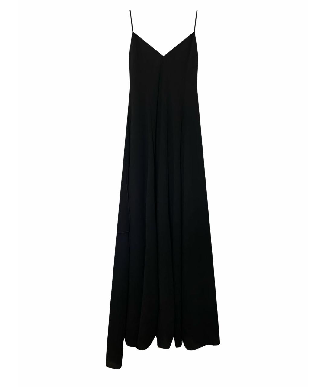 AMI ALEXANDRE MATTIUSSI Черное шерстяное коктейльное платье, фото 1