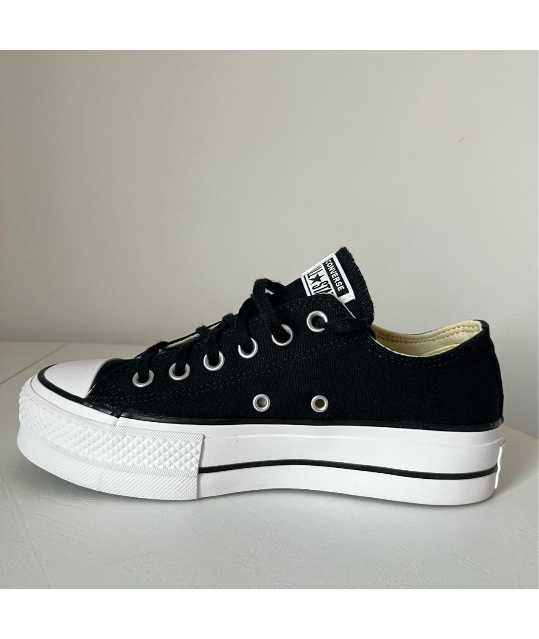 CONVERSE Черные текстильные кеды, фото 3