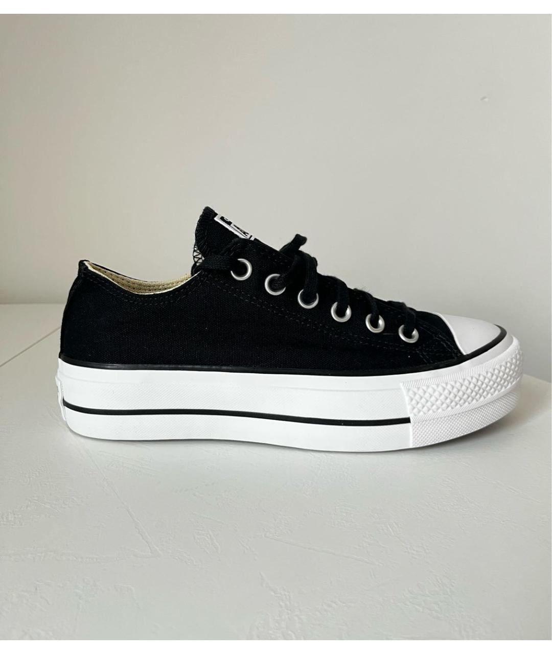 CONVERSE Черные текстильные кеды, фото 5