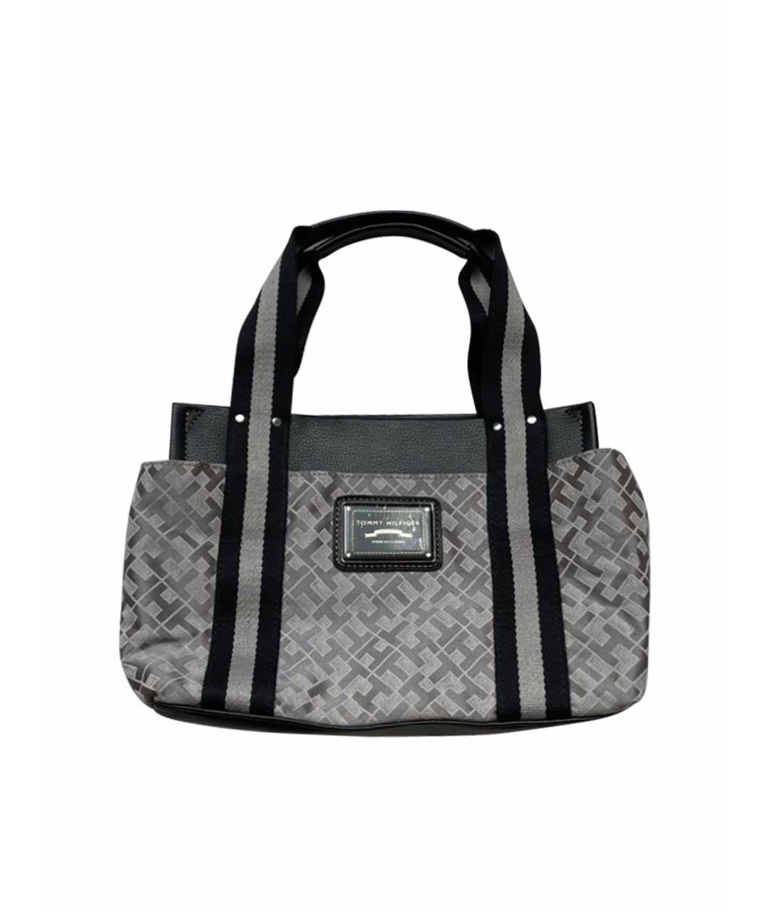 TOMMY HILFIGER Серая сумка с короткими ручками, фото 1