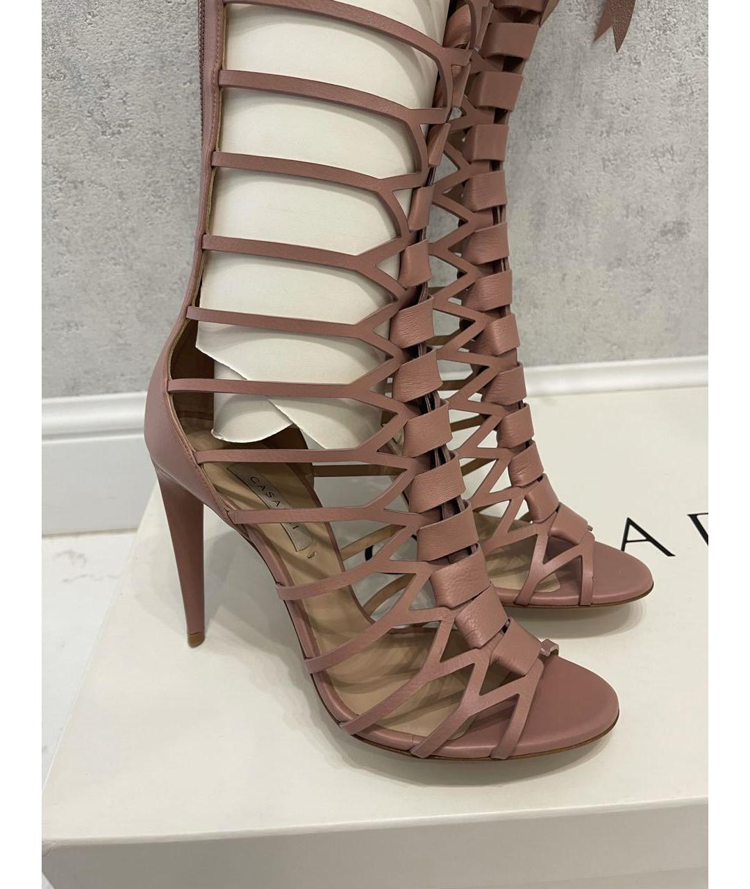 CASADEI Кожаные босоножки, фото 6