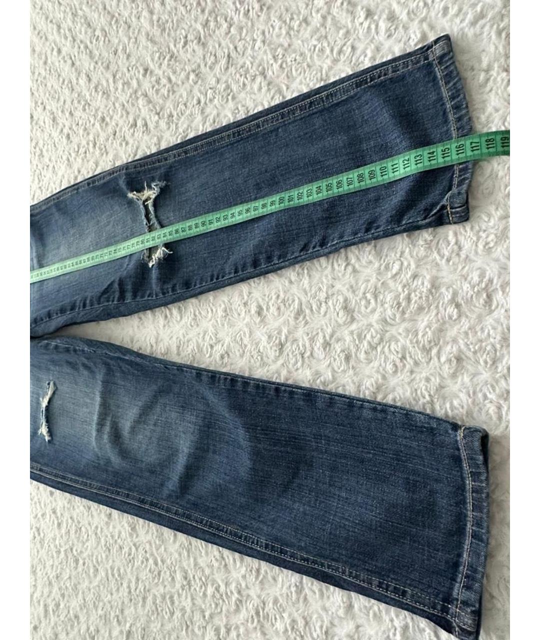 CURRENT/ELLIOTT Темно-синий деним комбинезон, фото 4