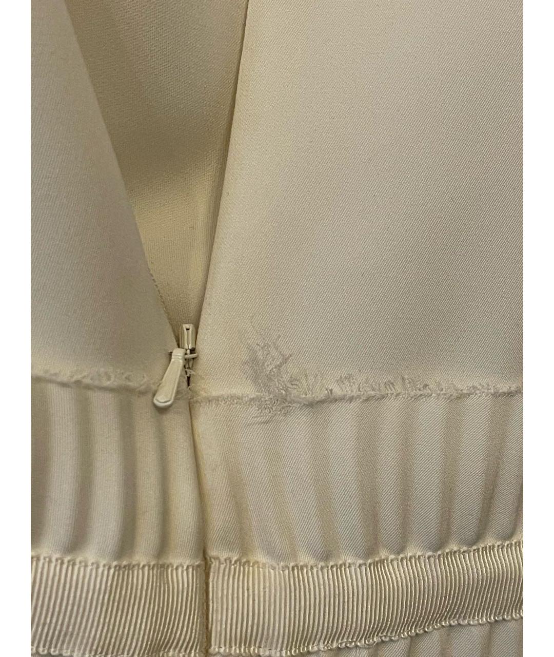 ERMANNO SCERVINO Белое полиэстеровое платье, фото 8