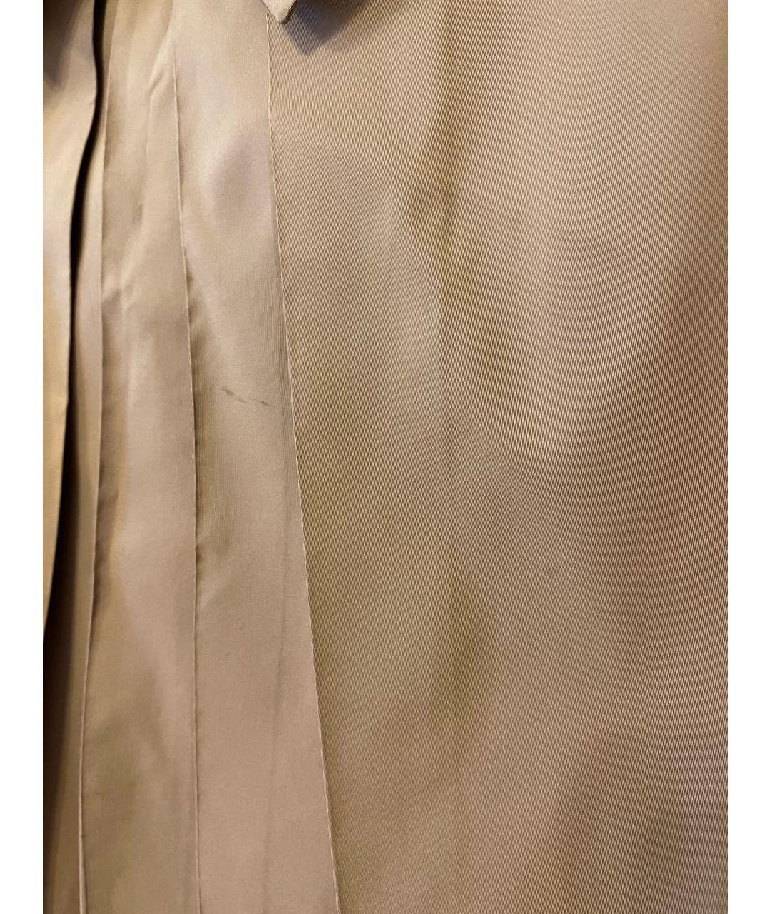 CELINE PRE-OWNED Бежевая шелковая юбка мини, фото 6