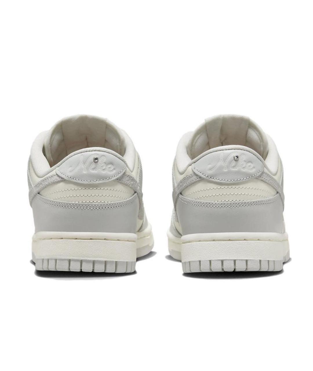 NIKE Серые кожаные кроссовки, фото 3