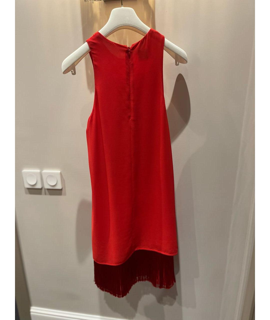 PINKO Красное полиэстеровое повседневное платье, фото 2