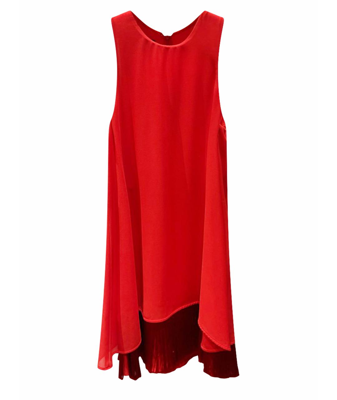 PINKO Красное полиэстеровое повседневное платье, фото 1