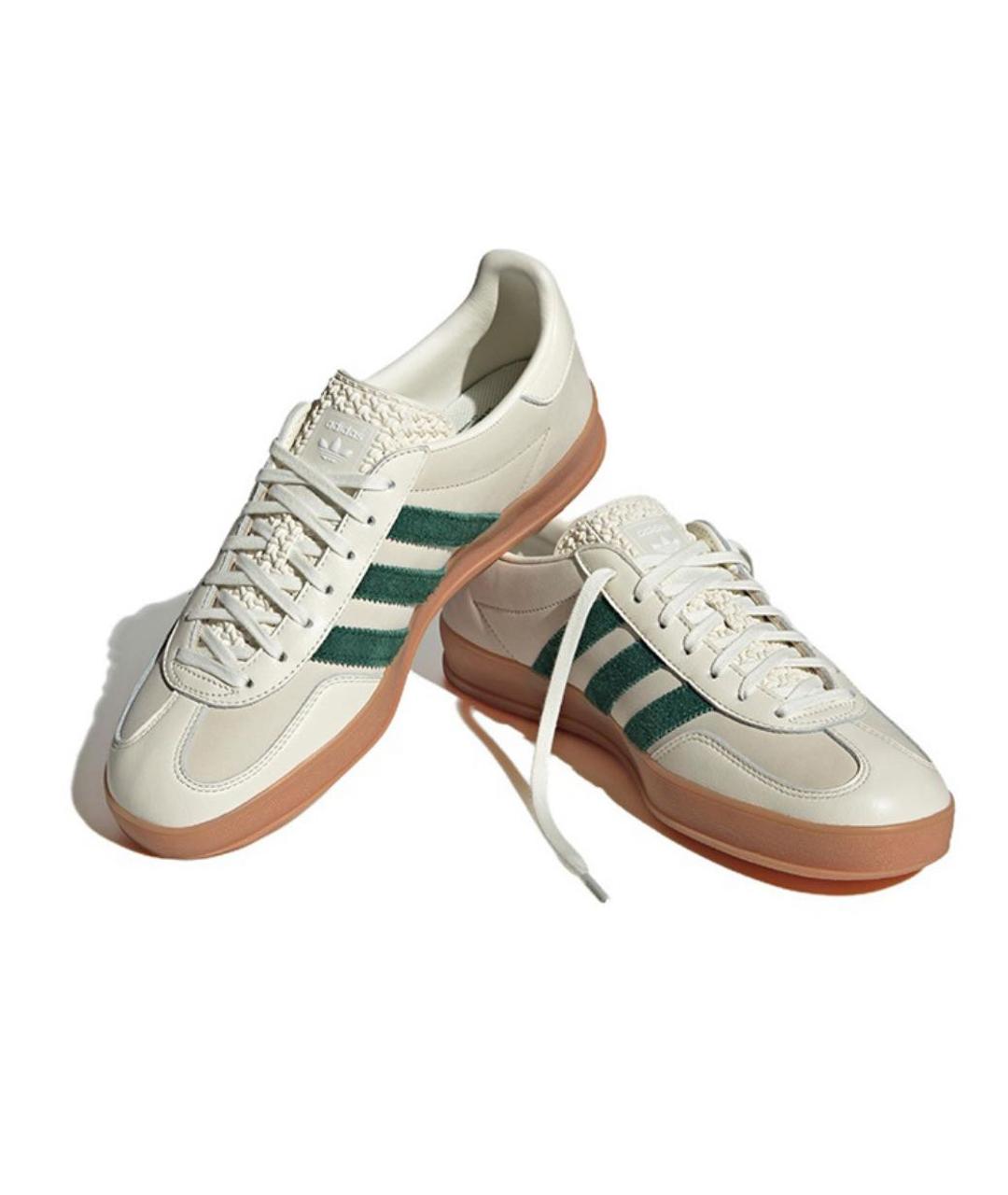 ADIDAS Бежевые замшевые кроссовки, фото 2
