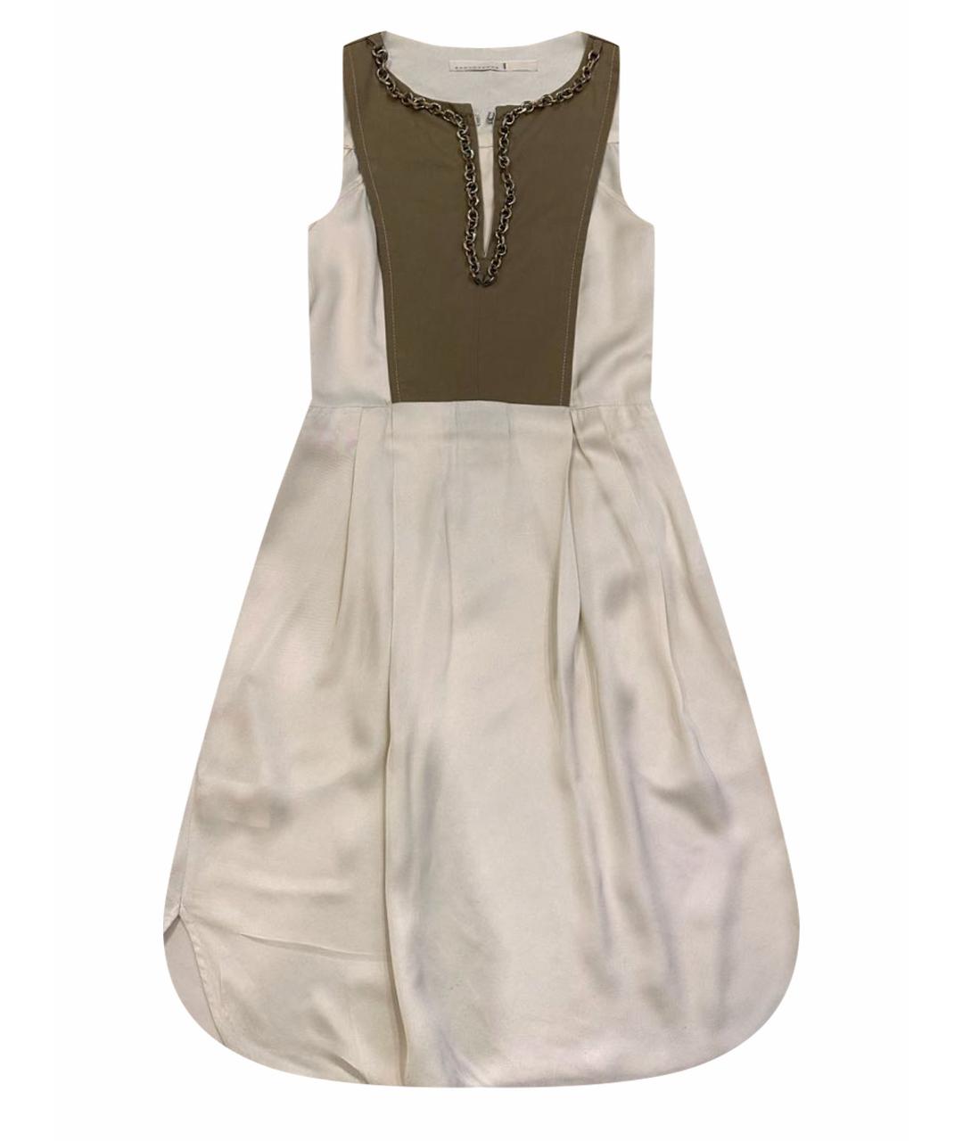 DOROTHEE SCHUMACHER Бежевое вискозное платье, фото 1