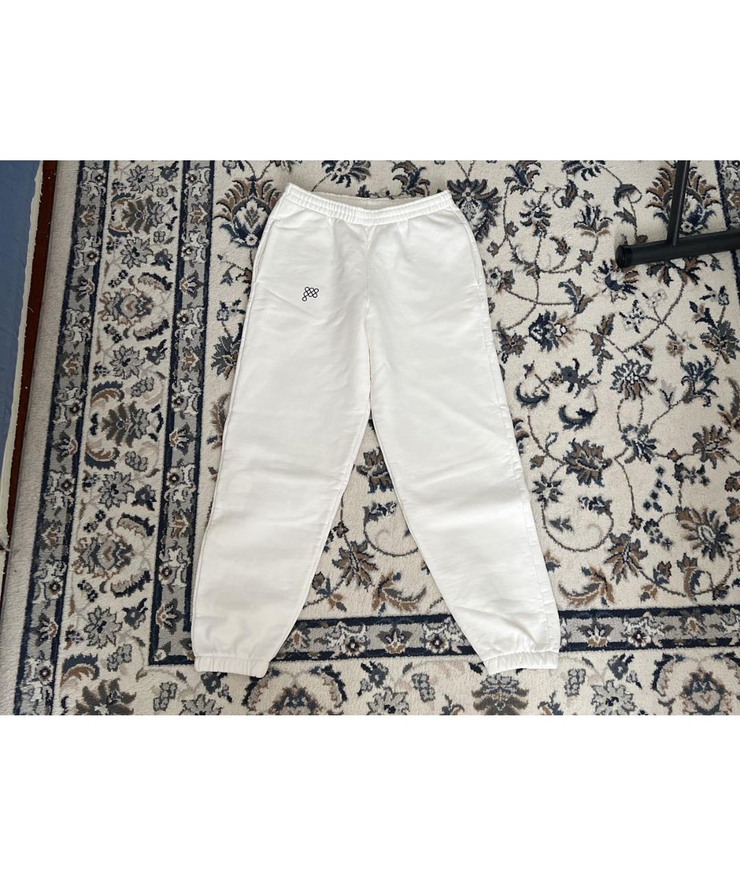THE PANGAIA Белые хлопковые спортивные брюки и шорты, фото 4