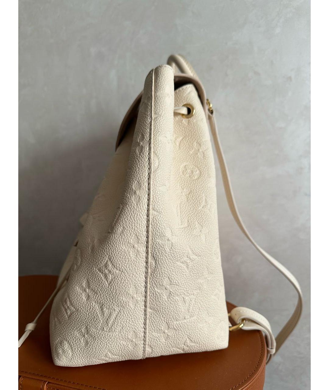 LOUIS VUITTON Белый кожаный рюкзак, фото 6