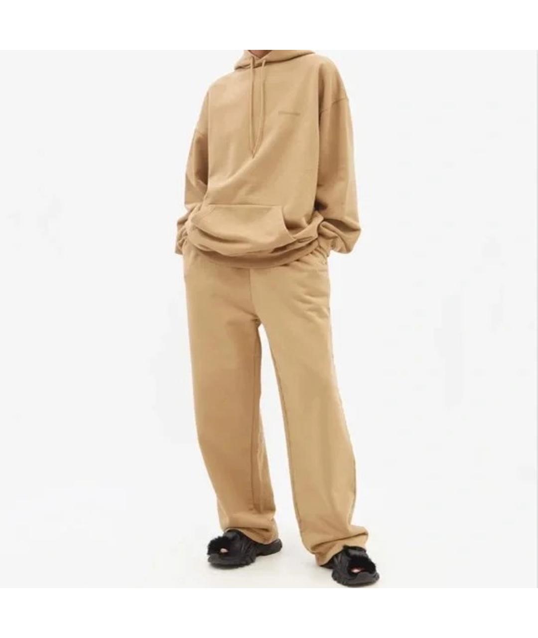 BALENCIAGA Бежевый хлопковый спортивные костюмы, фото 3