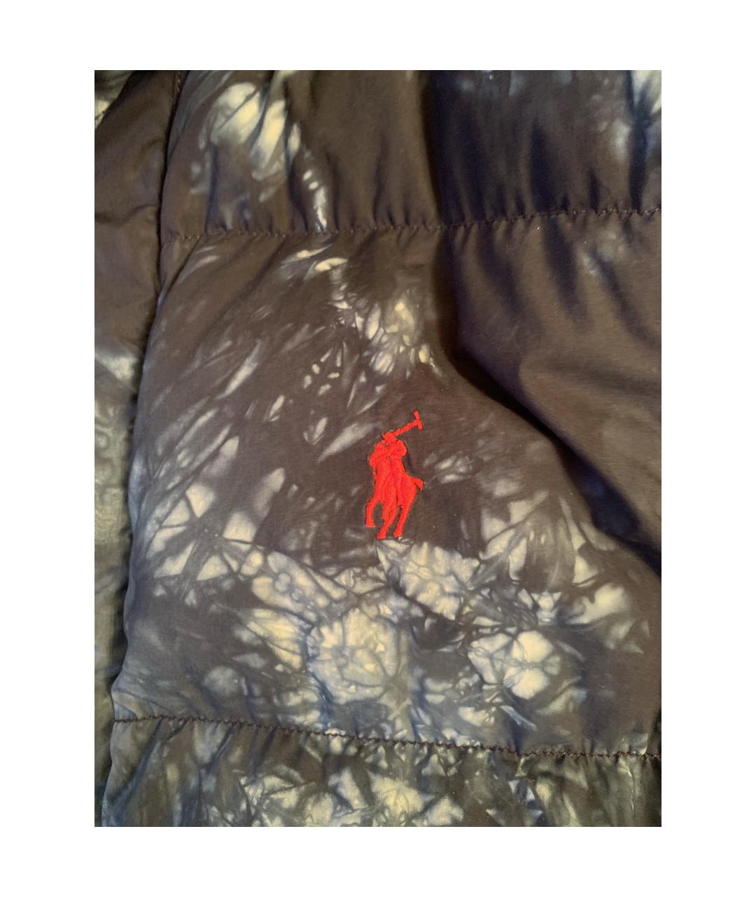 POLO RALPH LAUREN Синий хлопковый пуховик, фото 6
