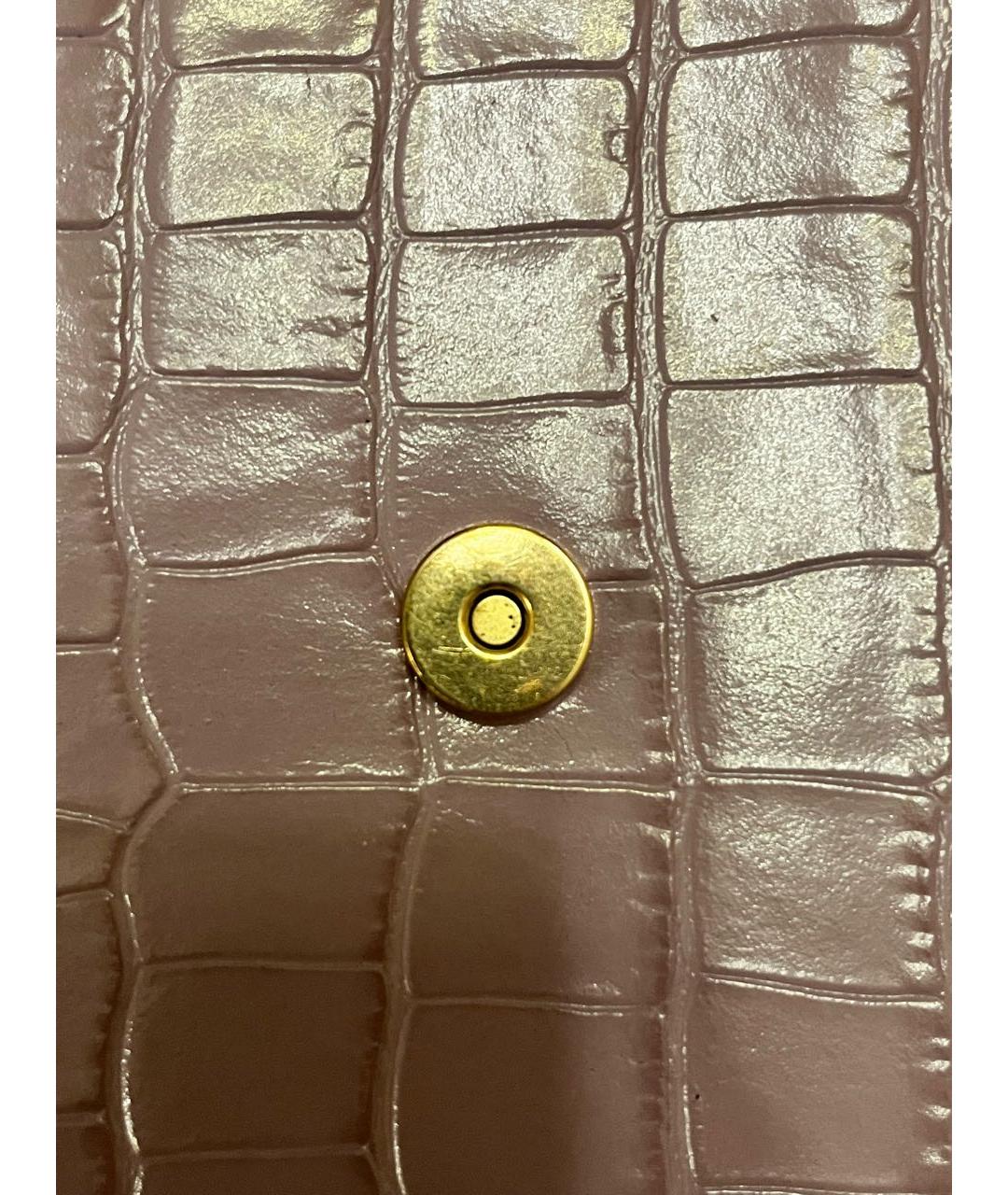 COCCINELLE Фиолетовая кожаная сумка через плечо, фото 6