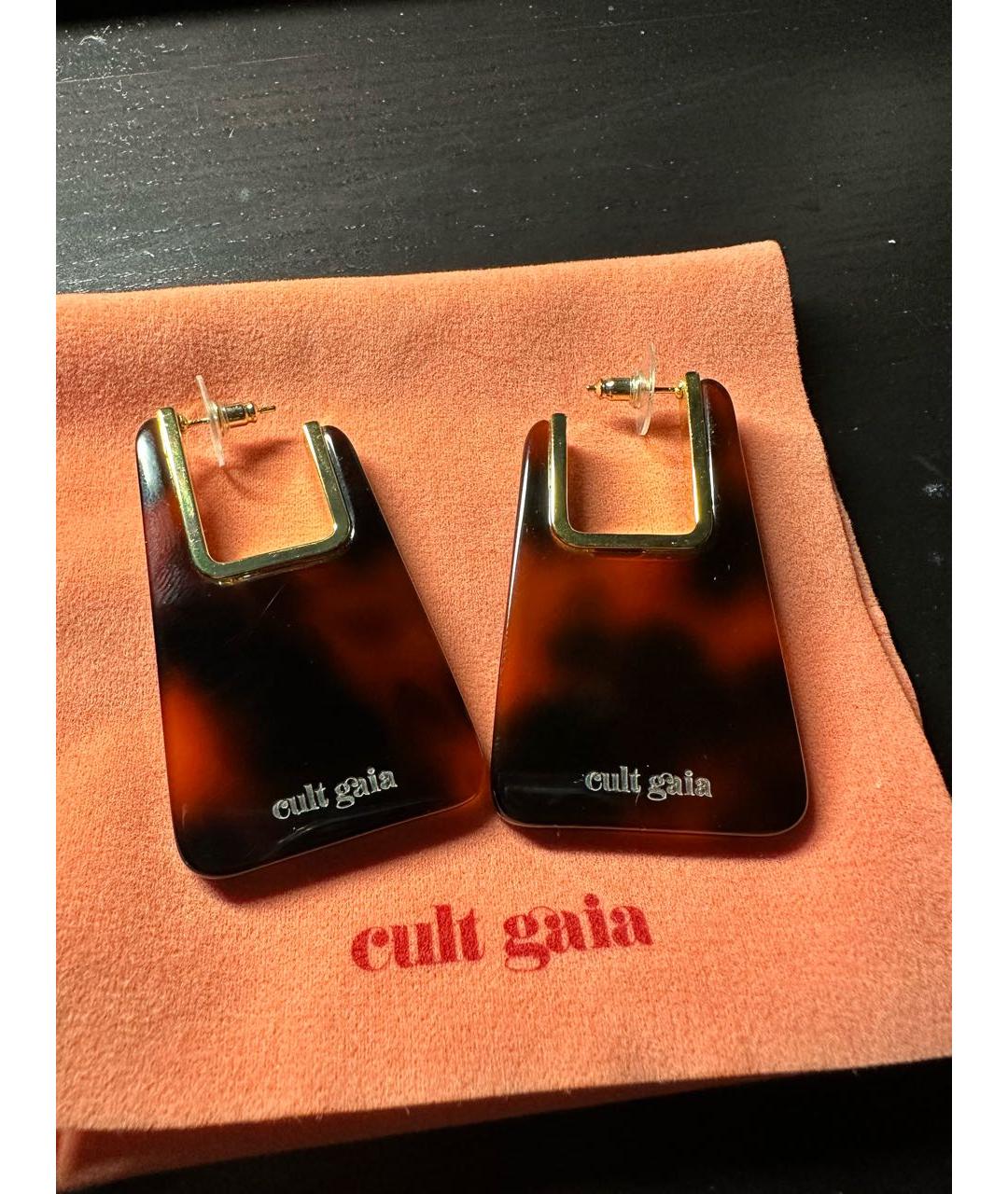 CULT GAIA Коричневые серьги, фото 8
