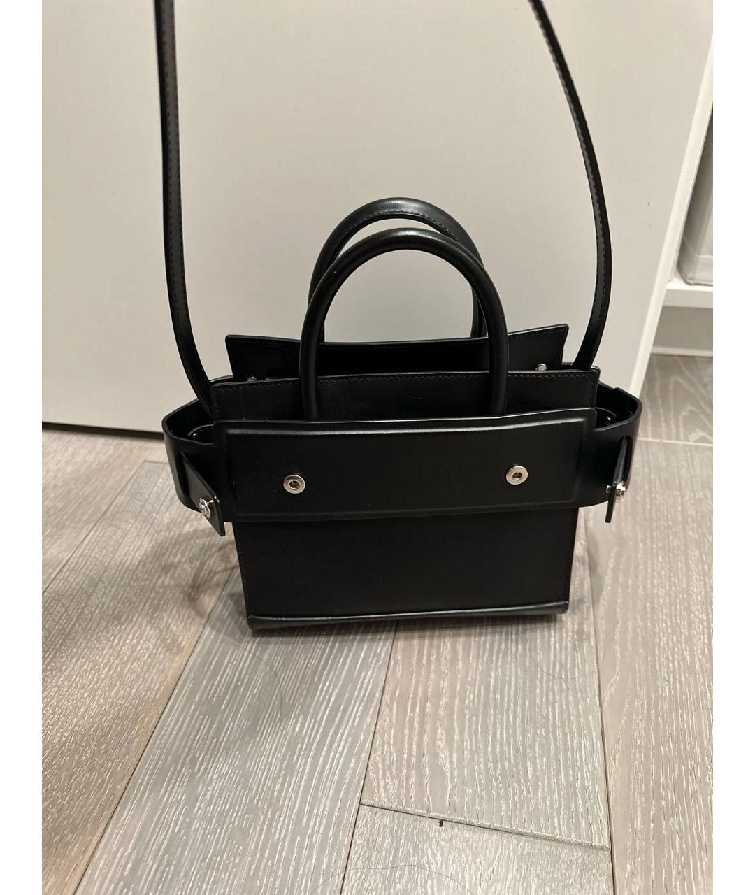 GIVENCHY Черная кожаная сумка с короткими ручками, фото 3