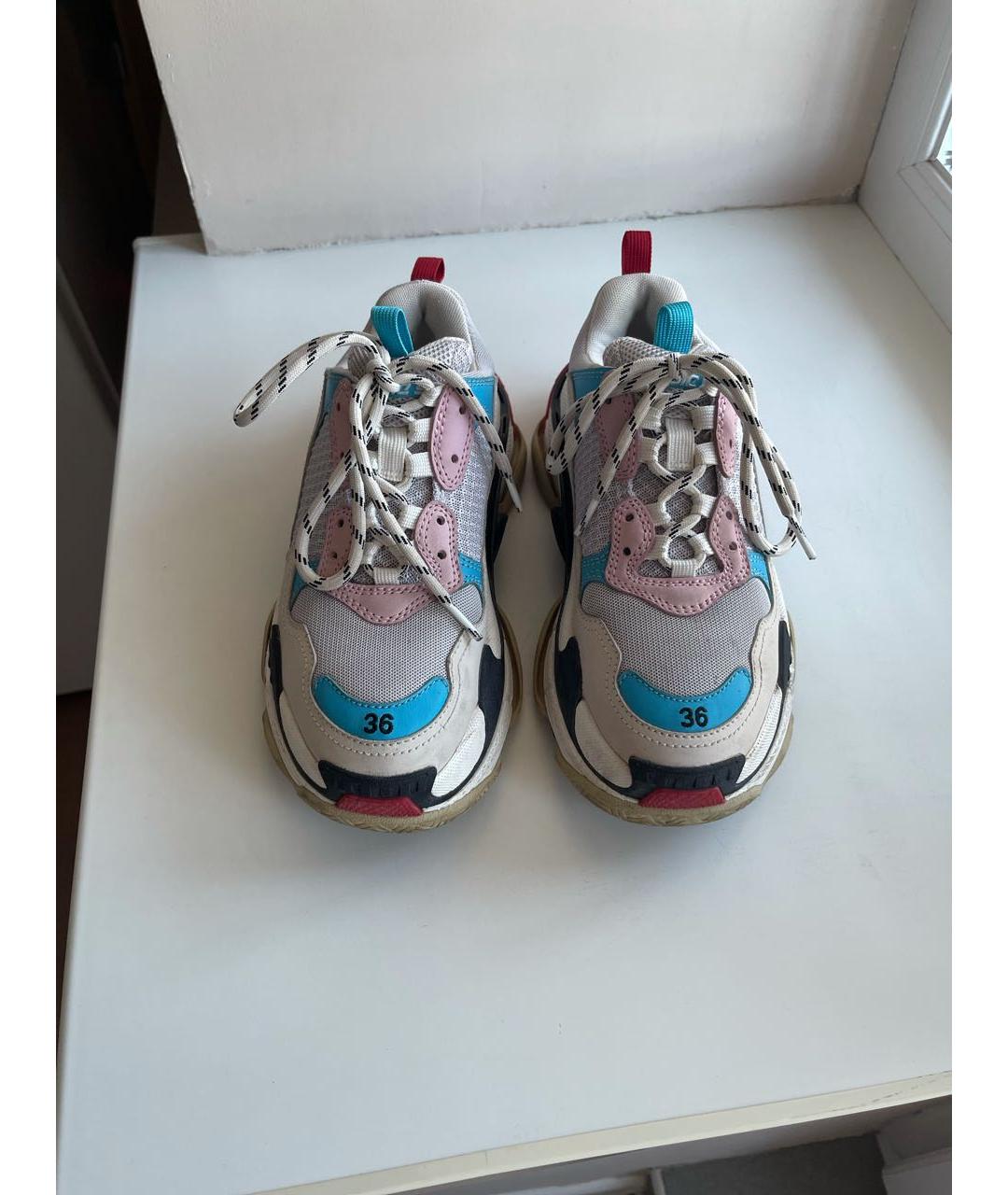 BALENCIAGA Текстильные кроссовки, фото 2