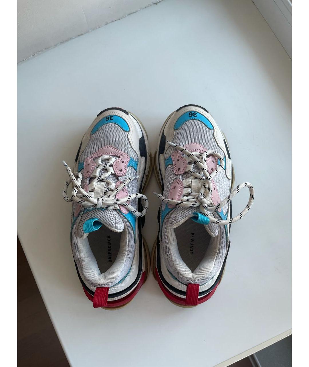 BALENCIAGA Текстильные кроссовки, фото 3