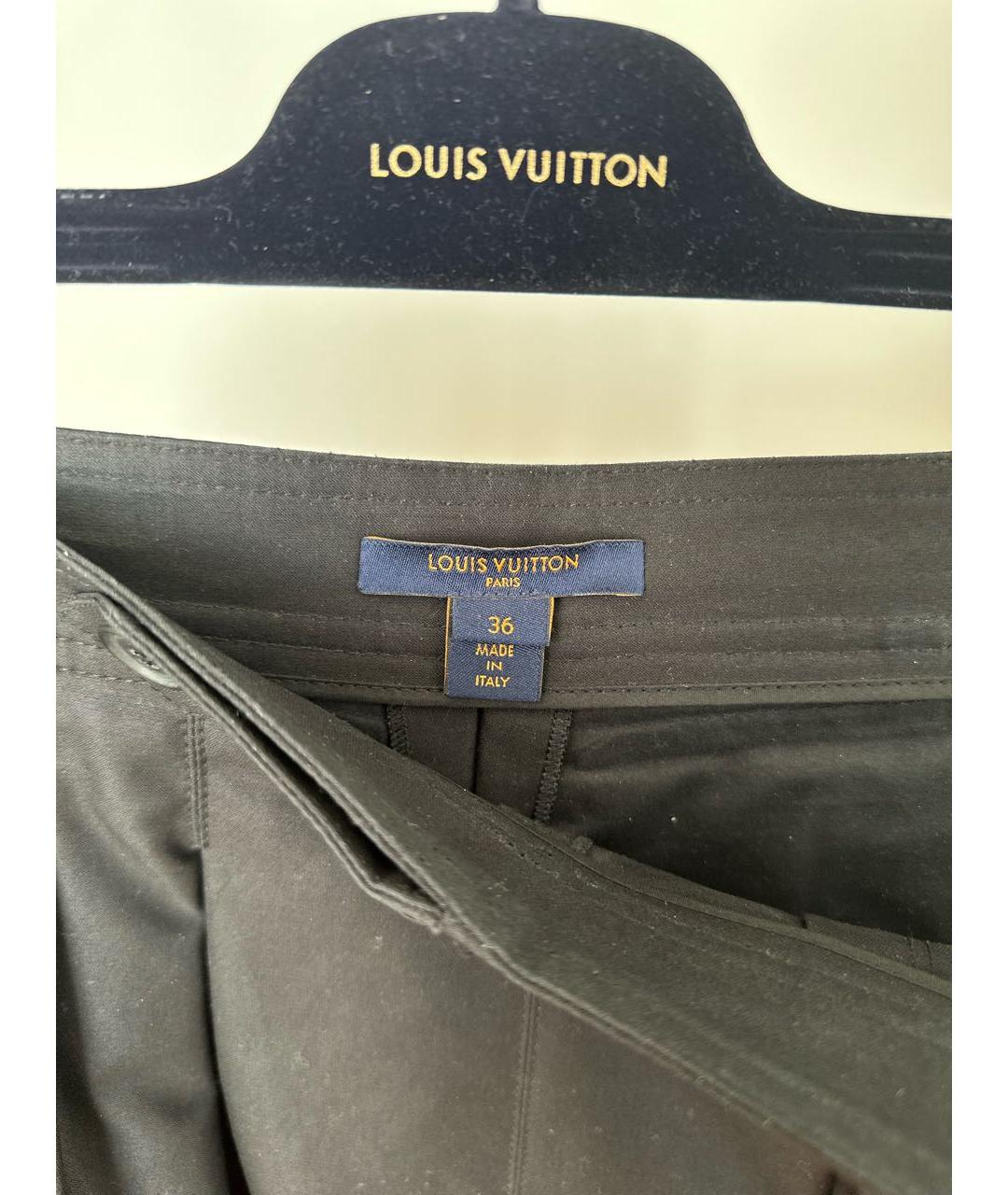 LOUIS VUITTON Мульти хлопковые брюки широкие, фото 3