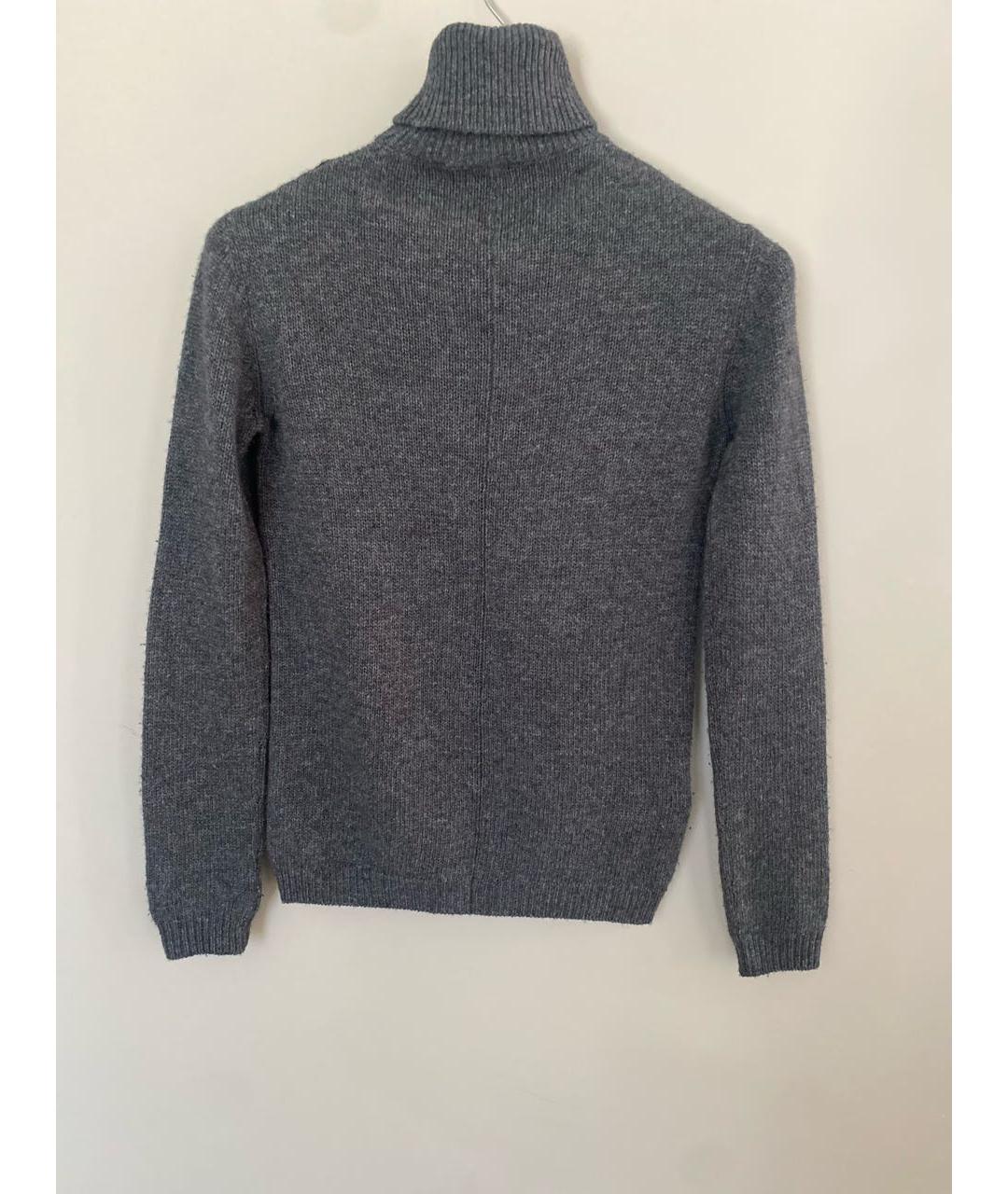 GUCCI Серый шерстяной джемпер / свитер, фото 2